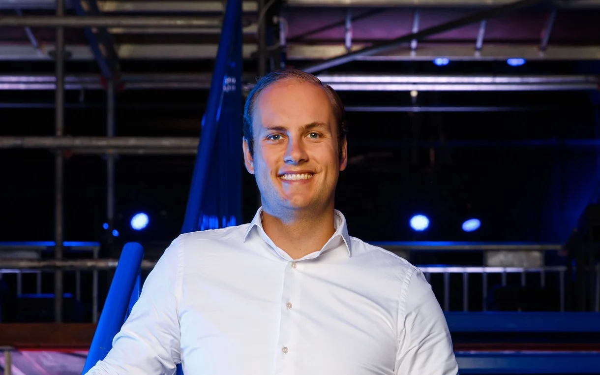 Berend Boshouwers, co-founder of Summix, in the workplace